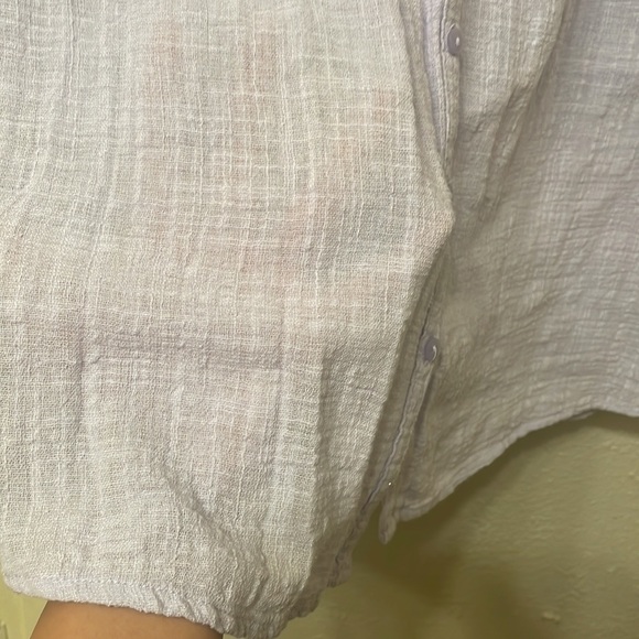 Lilac Universal Thread Collared Button Up - Picture 8 of 8
